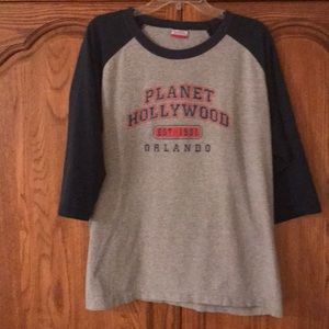Women’s Planet Hollywood Baseball 3/4 Shirt